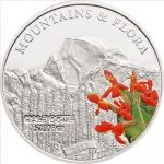 Palau - 2012 - 5 dollars - Mountains and Flora HALF DOME (including box) (PROOF)