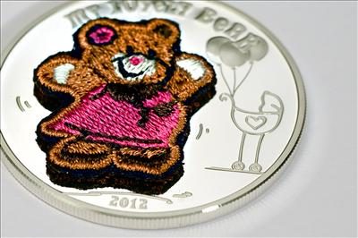 Palau - 2012 - 5 dollars - My Lovely Bear (including box) (PROOF)