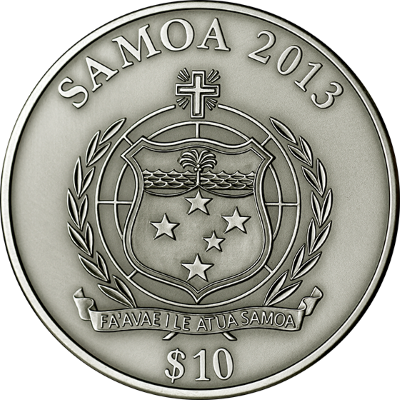 Samao - 2013 - 10 Dollars - Year of the Snake (PROOF)
