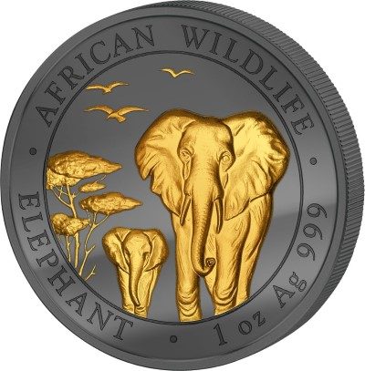 Somalia - 2015 - 100 Shillings - Golden Enigma ELEPHANT (BU)