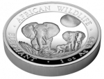 Somalia - 2015 - 100 Shilling - African Wildlife Elephant HIGH RELIEF (PROOF)