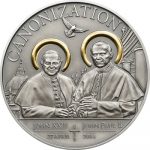 Tanzania - 2014 - 1000 Shillings - Canonization of the Popes ANTIQUE (including box) (PROOF)