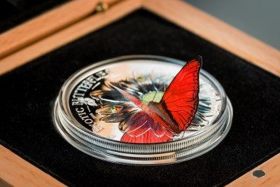 Tanzania - 2016 - 1000 Shillings - Butterflies in 3D CYMOTHOE HOBARTI (including box) (PROOF)