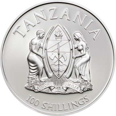 Tanzania - 2016 - 100 Shillings - WWF 2016 EMPEROR PENGUIN (including box) (PROOF)