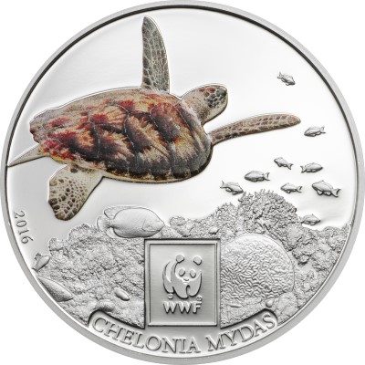 Tanzania - 2016 - 100 Shillings - WWF 2016 GREEN SEA TURTLE (including packaging) (PROOF)