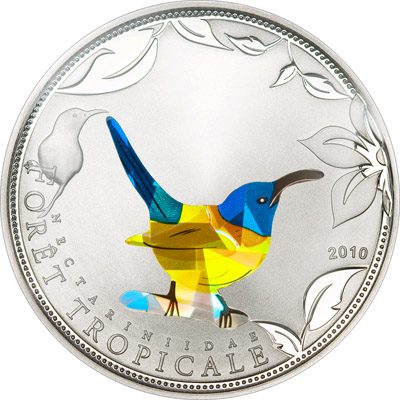 Togo - 2010 - 100 Francs - Prisma Sunbirds Blue (PROOF)