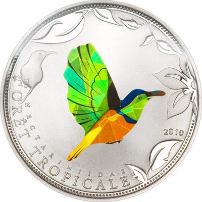 Togo - 2010 - 1000 Francs - Prisma Sunbirds Green (PROOF)