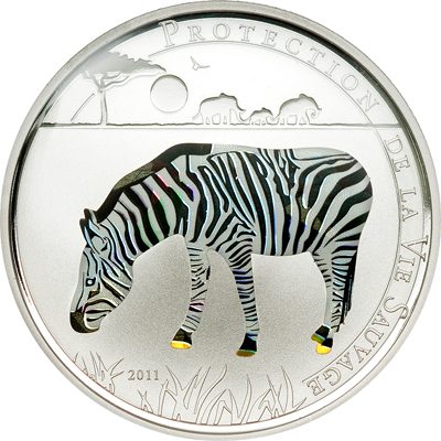 Togo - 2011 - 100 Francs - Prisma Savanne ZEBRA (PROOF)