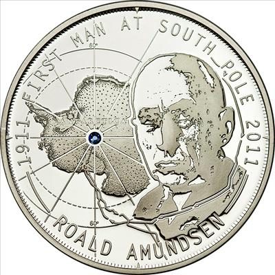 Tokelau - 2011 - 1 Dollar - Roald Amundsen (with box) (PROOF)