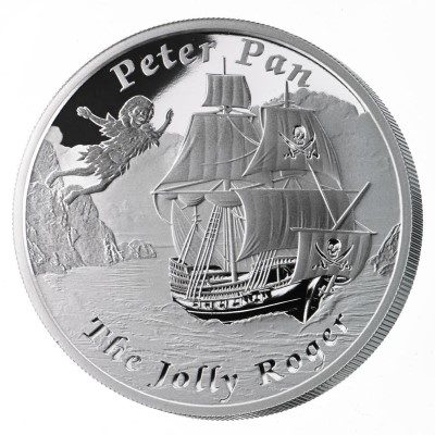 Tuvalu - 2014 - 1 dollar - Famous Ships That Never Sailed THE JOLLY ROGER (PROOF)