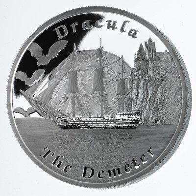 Tuvalu - 2013 - 1 Dollar - Famous Ships That Never Sailed THE DEMETER (PROOF)