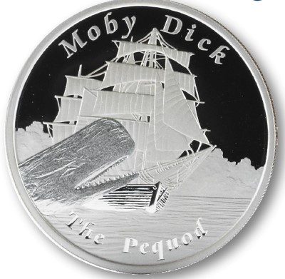 Tuvalu - 2013 - 1 Dollar - Famous Ships That Never Sailed THE PEQUOD (PROOF)
