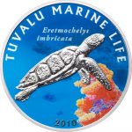 Tuvalu - 2010 - 1 Dollar - Turtle (PROOF)