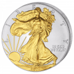 USA - 2014 - 1 Dollar - Eagle 1oz Gilded (PROOF)