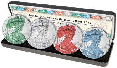 USA - 2015 - 4 x 5 Dollars - Liberty Four Seasons Jewel Edition (BU)