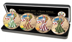 USA - 2016 - 4 x 1 Dollar - Four Seasons EAGLE CLASSIC EDITION (BU)