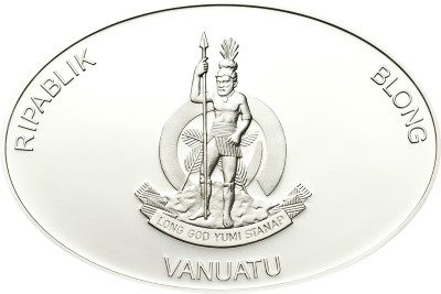 Vanuata - 2012 - 50 Vatu - Famous Pirates BLACKBEARD (PROOF)
