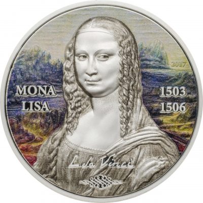 Palau - 2017 - 5 Dollars - Art Revived MONA LISA
