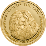 Mongolia - 2018 - 1000 Togrog - Year of the Dog small gold