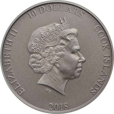 Cook Islands - 2018 - 10 Dollars - Shield of Athena Aegis