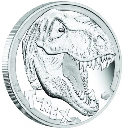 Tuvalu - 2017 - 5 Dollars - Tyrannosaurus Rex