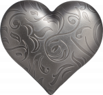 Palau - 2018 - 5 Dollars - Silver Heart