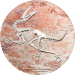 Mongolia - 2018 - 2000 Togrog - Velociraptor Dinosaur