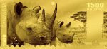 Tanzania - 2018 - 1500 Shillings - Big Five: Rhino