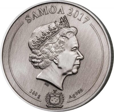 Samoa - 2017 - 10 Dollars - St Paul's Cathedral 4 Layer