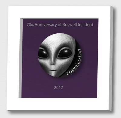 Cameroon - 2017 - 3000 Francs - 70th Anniversary of Roswell Incident