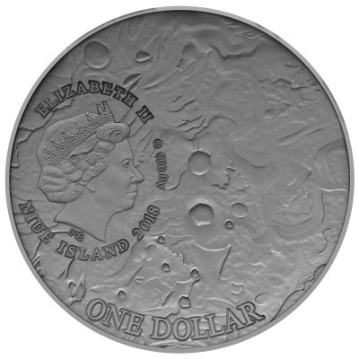 Niue - 2018 - 1 Dollar - Vesta Meteorite