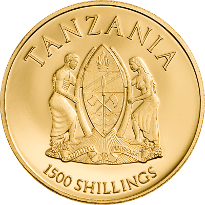 Tanzania - 2018 - 1500 Shillings - Golden Death’s Head Hawkmoth