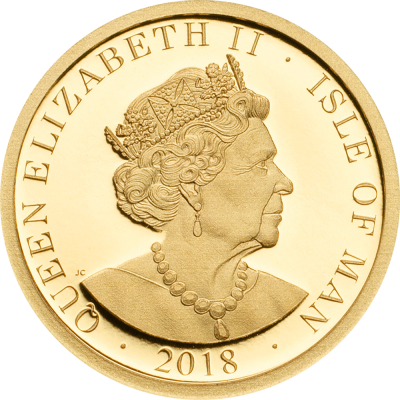 Isle of Man - 2018 - 1/64 Angel 2018 small gold