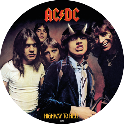 Cook Islands - 2018 - 2 Dollars - AC/DC Highway to Hell