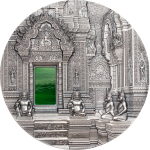Palau - 2019 - 50 Dollars - Tiffany Art Khmer Empire Angkor 1 kilo version