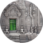 Palau - 2019 - 10 Dollars - Tiffany Art Khmer Empire Angkor 2oz