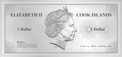 Cook Islands - 2019 - 1 Dollar - Skyline Dollar BANGKOK
