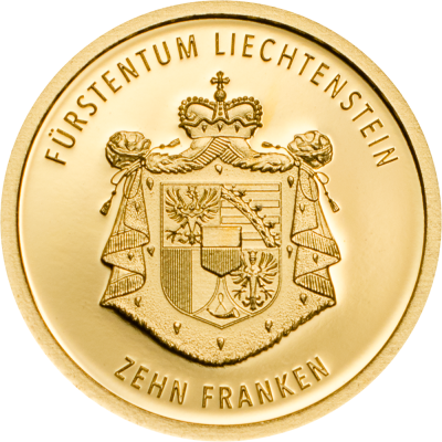 Liechtenstein - 2019 - 10 Franken - 300 Year Liechtenstein SMALL GOLD