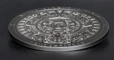 Cook Islands - 2018 - 20 Dollars - Aztec Calendar Stone / Archeology & Symbolism Series