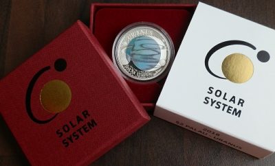 Palau - 2018 - 2 Dollar - Uranus Niobium Solar System