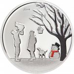 Cook Islands - 2019 - 1 Dollar - Winter Wonderland Globe