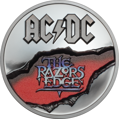 Cook Islands - 2019 - 10 Dollars - AC/DC The Razors Edge