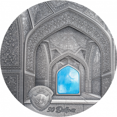 Palau - 2020 - 50 Dollars - Tiffany Art Isfahan 1 kilo