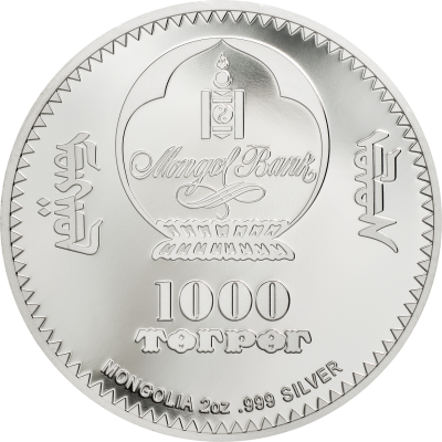Mongolia - 2020 - 1000 Togrog - Peter Carl Fabergé – 100th Anniversary