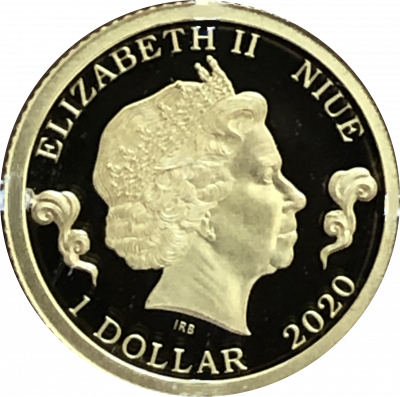 Niue - 2020 - 1 Dollar - Sun Wukong (small gold)