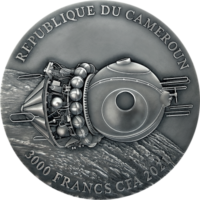 Cameroon - 2021 - 3000 Francs CFA - Vostok 1 Yuri Gagarin 60th Anniversary