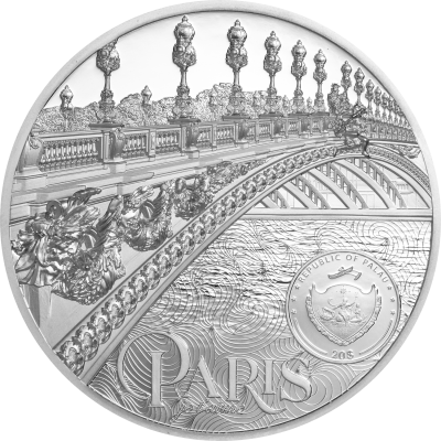 Palau - 2021 - 20 Dollars - Tiffany Art Metropolis – Paris
