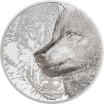 Mongolia - 2021 - 2000 Togrog - Mystic Wolf Silver 3oz