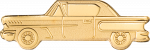 Palau - 2021 - 1 Dollar - Golden Classic Car small gold