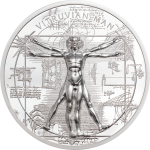 Cook Islands - 2021 - 5 Dollars - X-Ray – Vitruvian Man